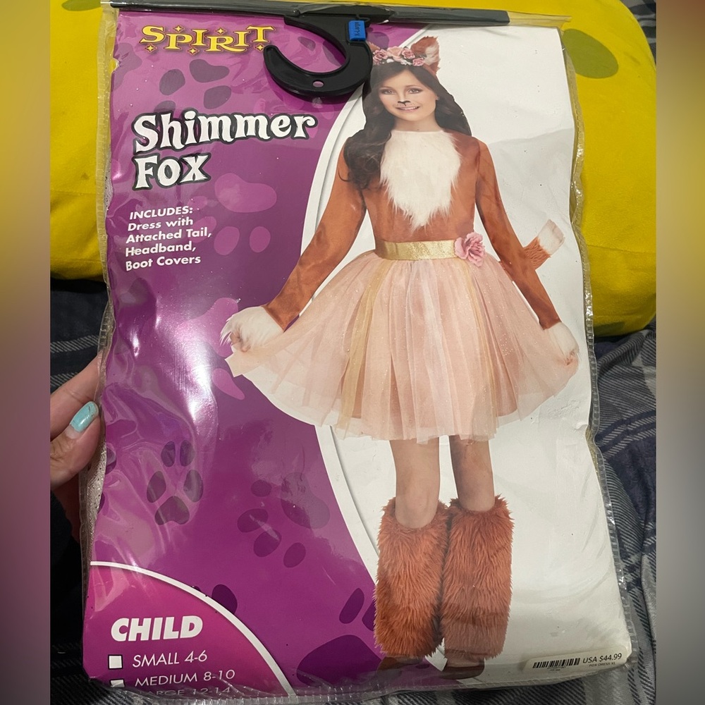 Shimmer Fox Costume for Kids - Brown and White